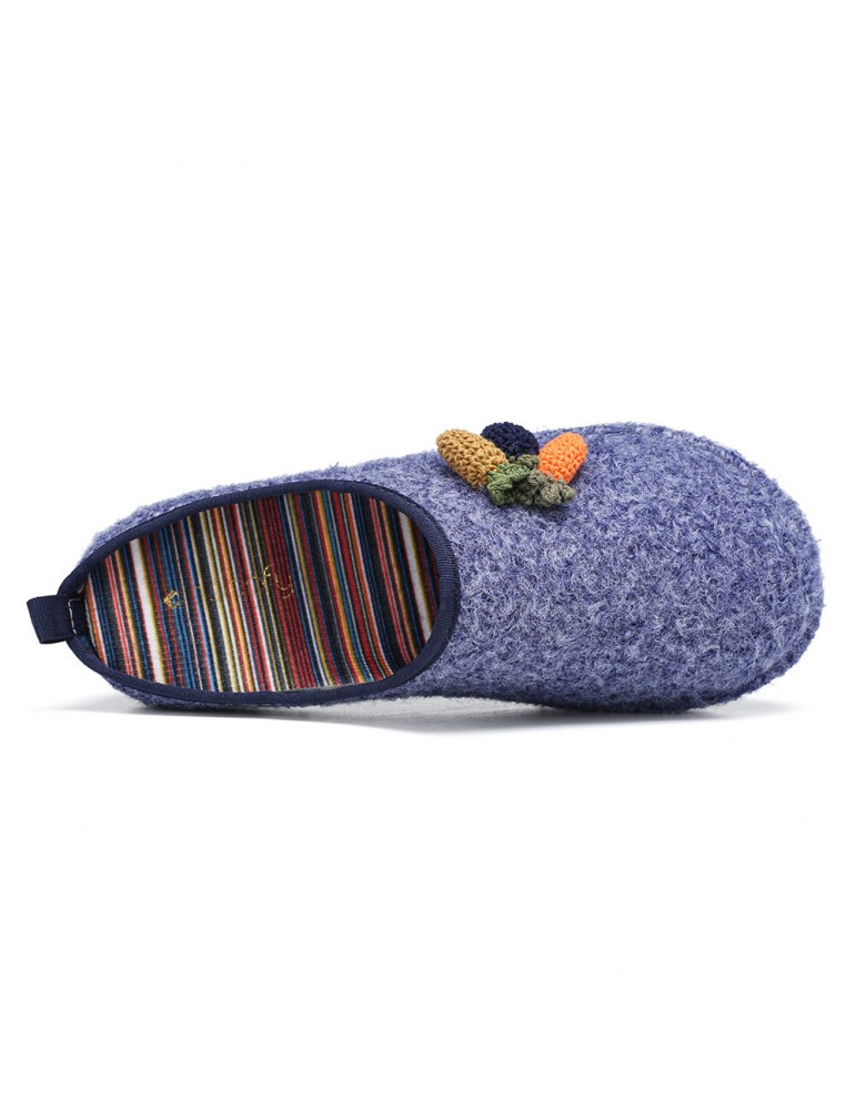 SOCOFY Cute Fruits Decoration Solid Color Household Cotton Slip On Indoor Flat Home Shoes Slippers