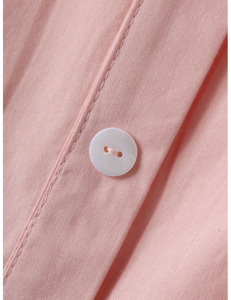 Solid Color O-neck Ruffle Sleeve Plain Casual Blouse For Women