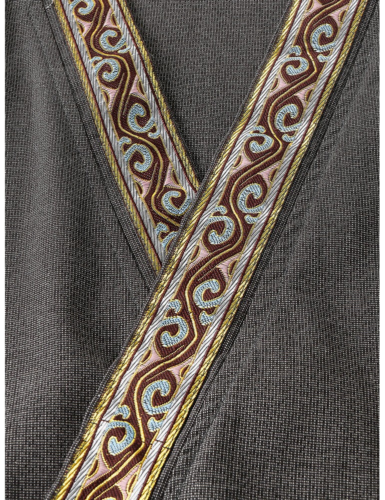 Mens Vintage Pattern V-Neck Tie Side Kimono Cotton Loose Short Loungewear Sets